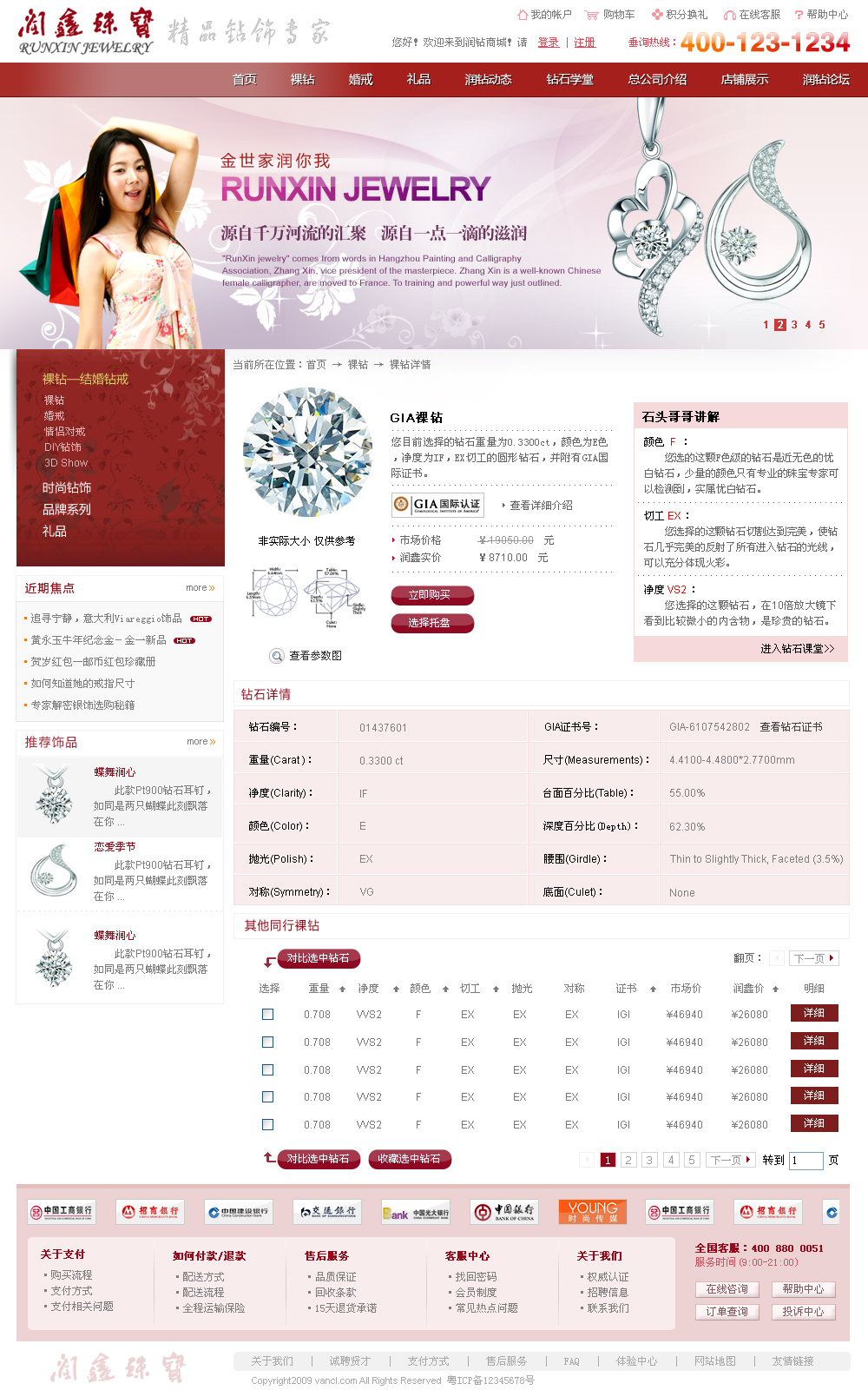 潤鑫珠寶電子商務